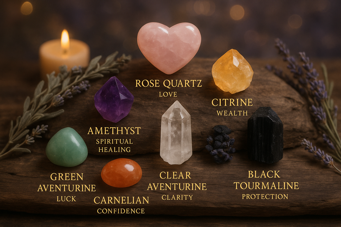 💎 Top 7 Healing Crystals and Their Benefits – From Love to Wealth - AnantJyoti