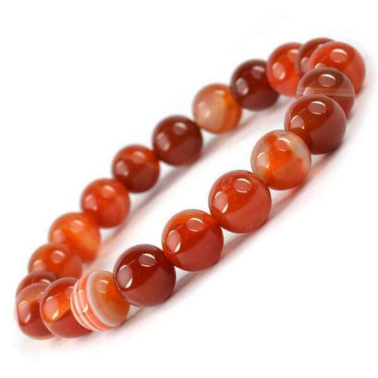 Carnelian Bracelet for Motivation | Emotional Strength | Willpower